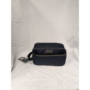 NEW PERRY ELLIS men toiletry bag in blue